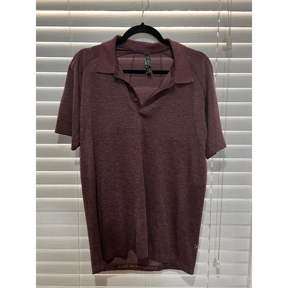 Lululemon Metal Vent Mens‎ Polo Shirt - Size L